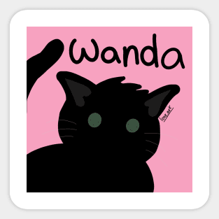 Wanda the Cat Sticker